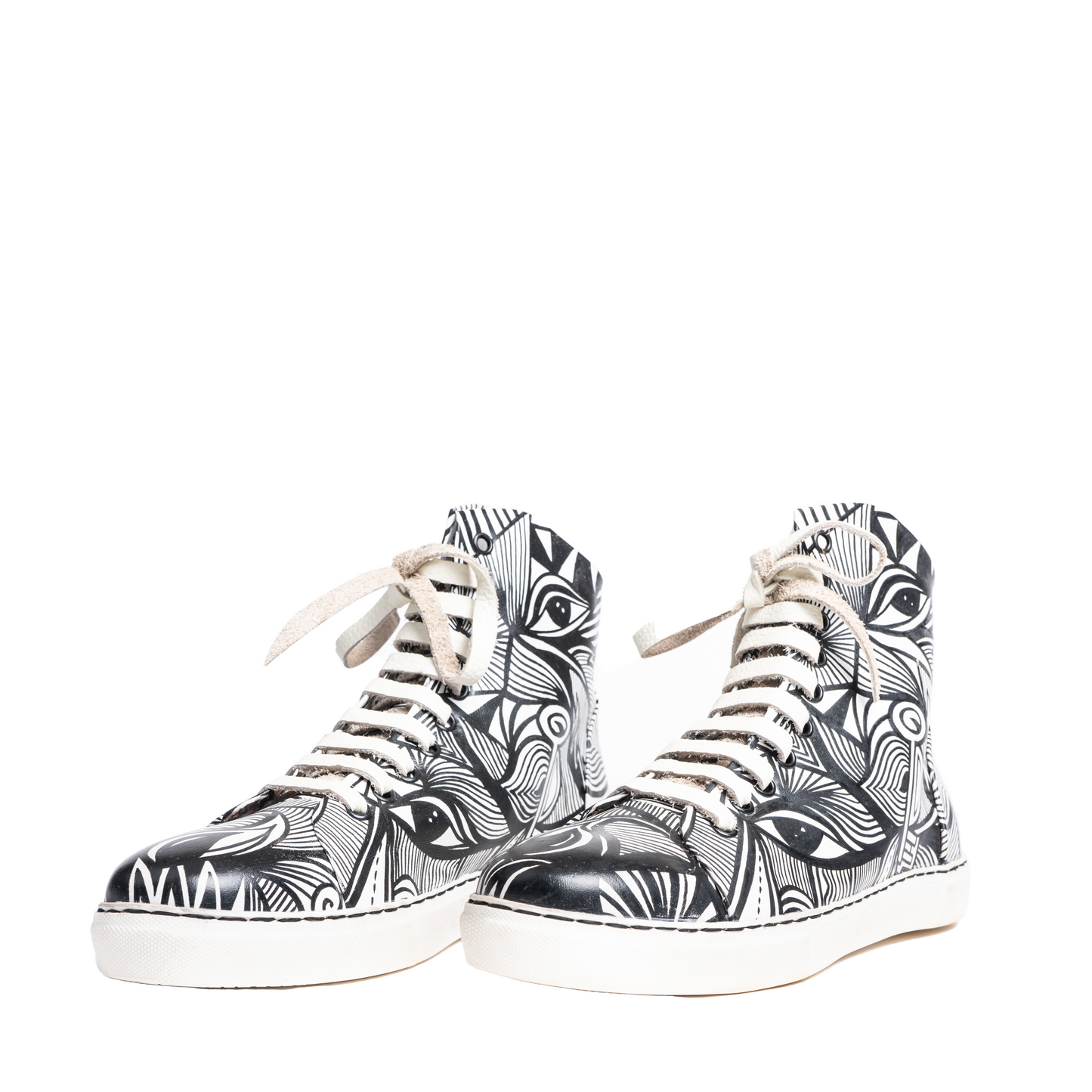 PRINTED EYE BW SNEAKERS
