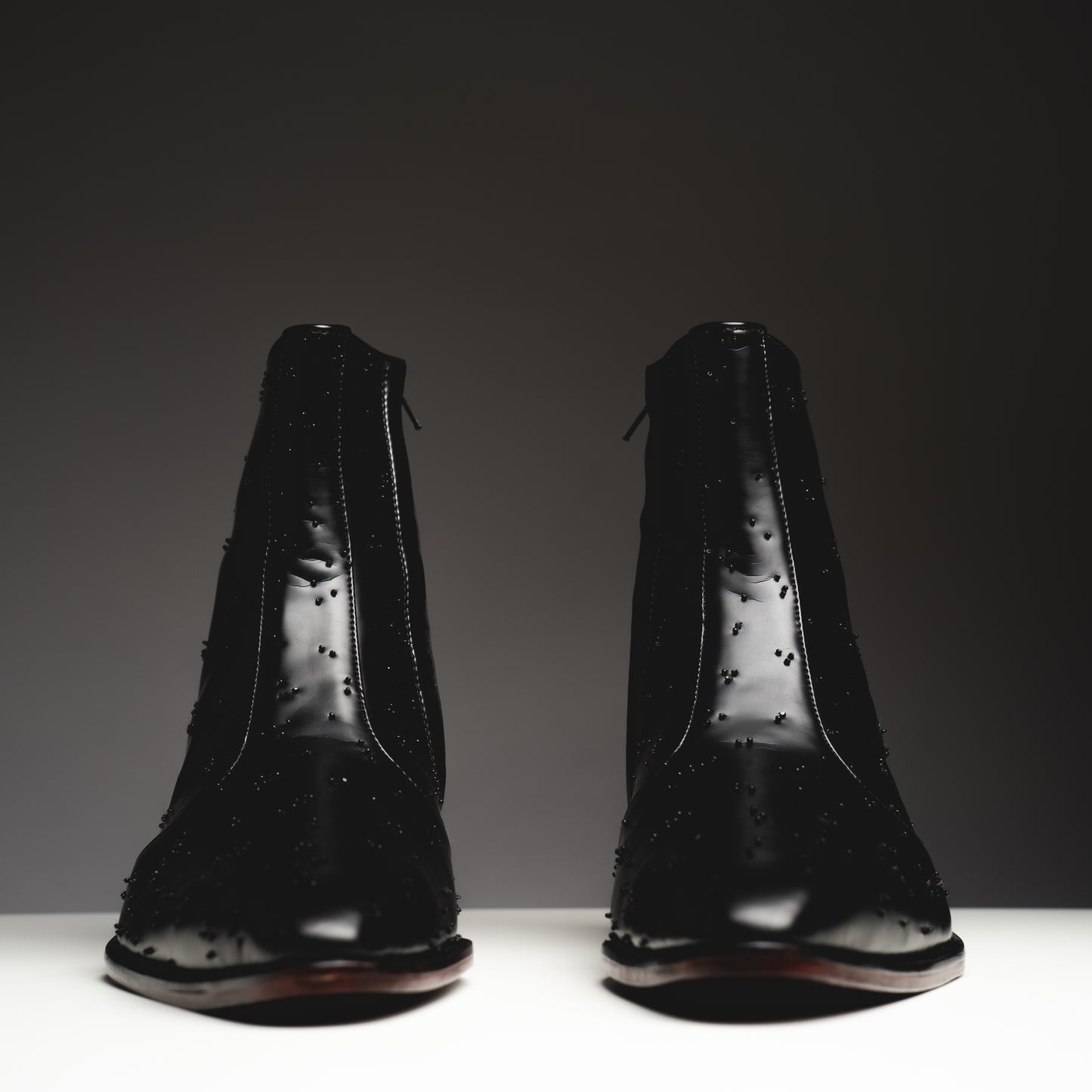 Black chrome boots
