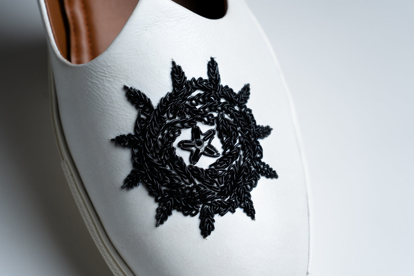 White-Black Wedding Sneaker