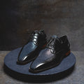 Blue Toe Oxfords