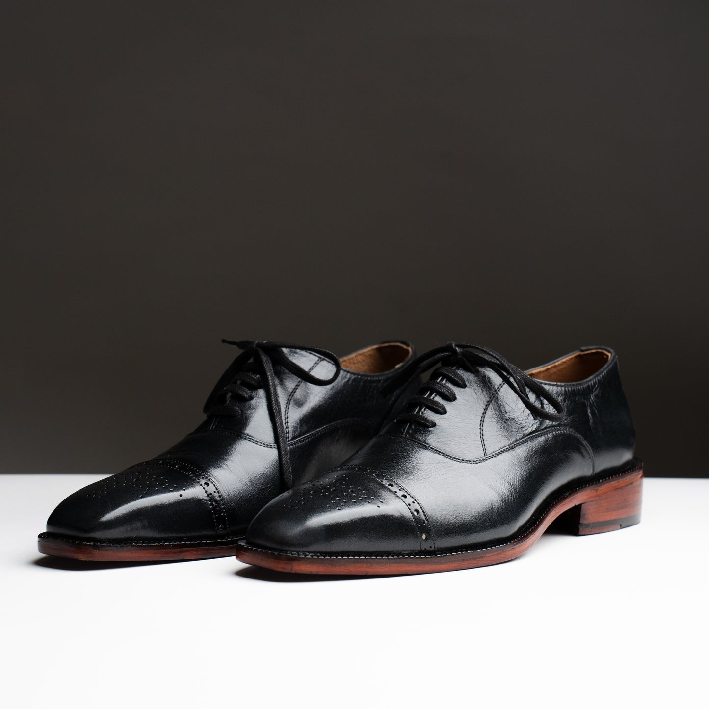 Waxy Black Formal Shoes