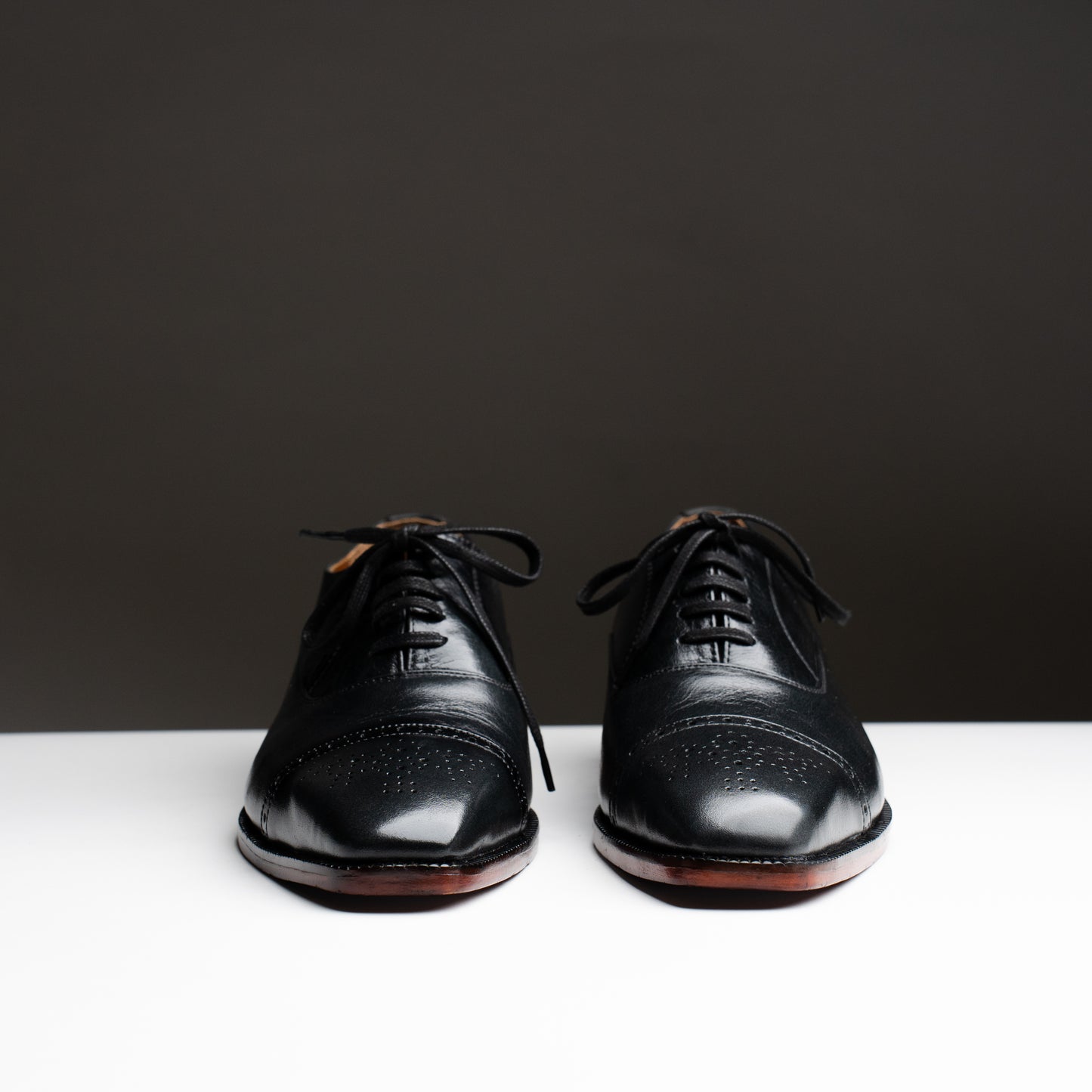 Waxy Black Formal Shoes