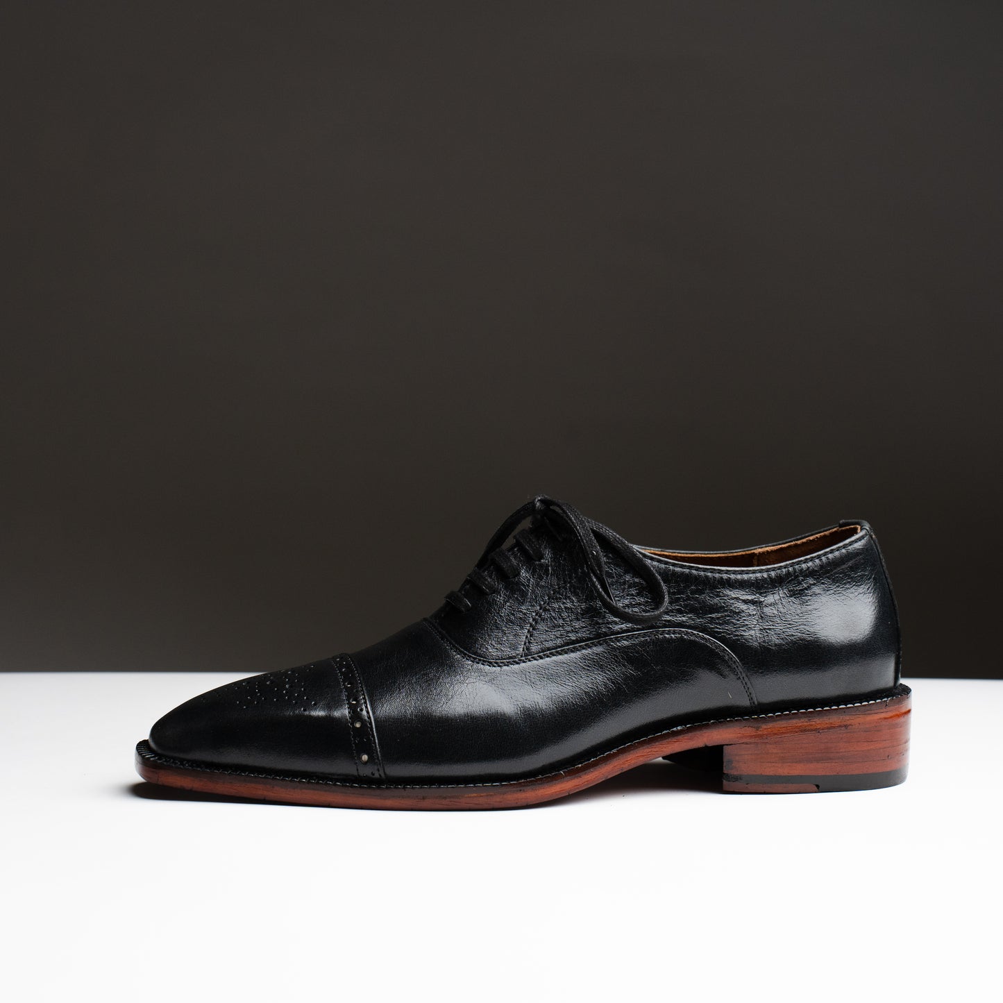 Waxy Black Formal Shoes