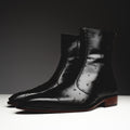 Black chrome boots