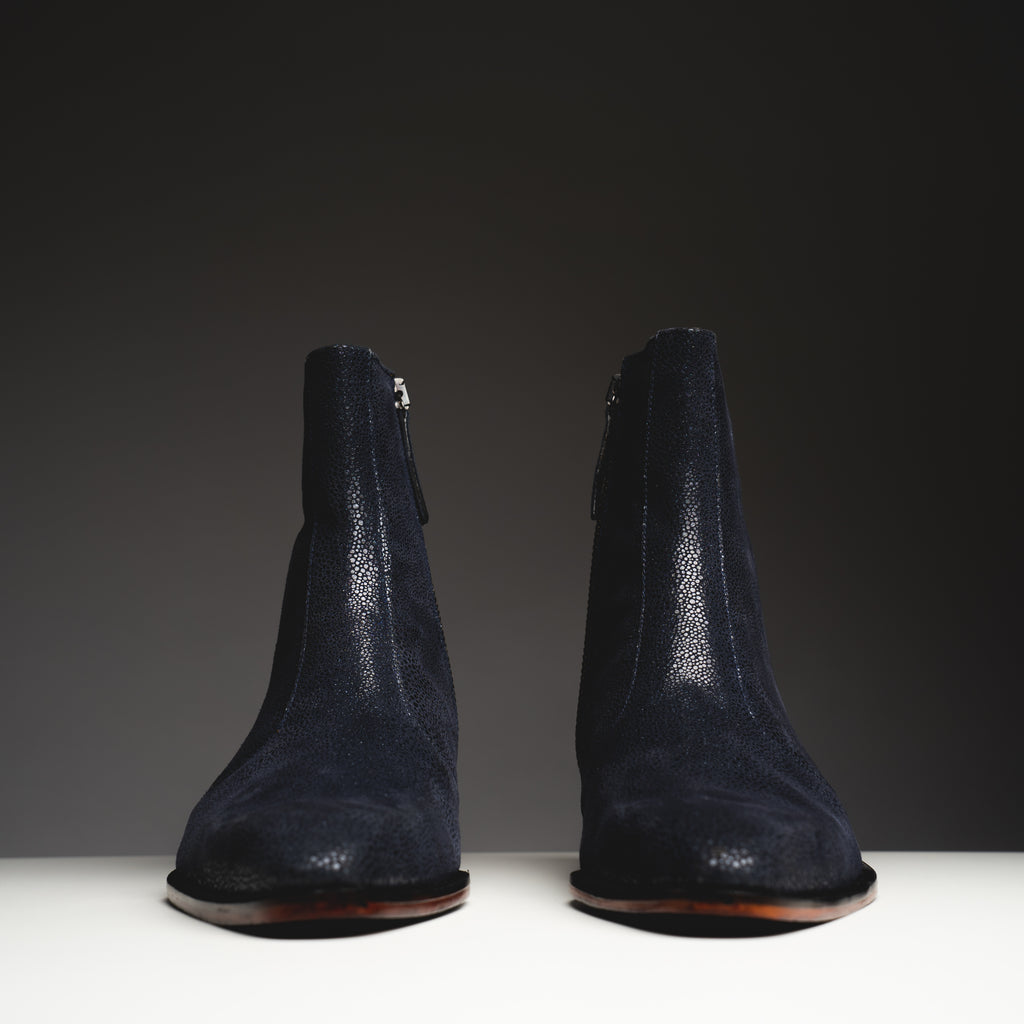 Blue galaxy boots