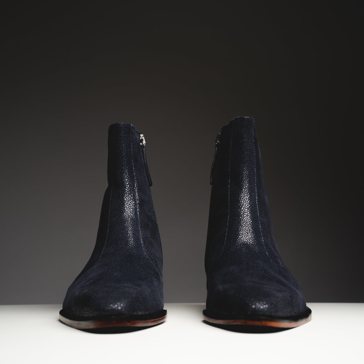 Blue galaxy boots