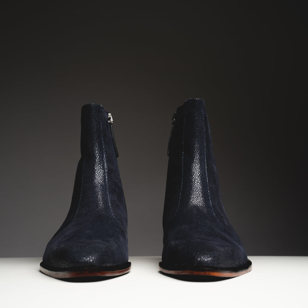 Blue galaxy boots