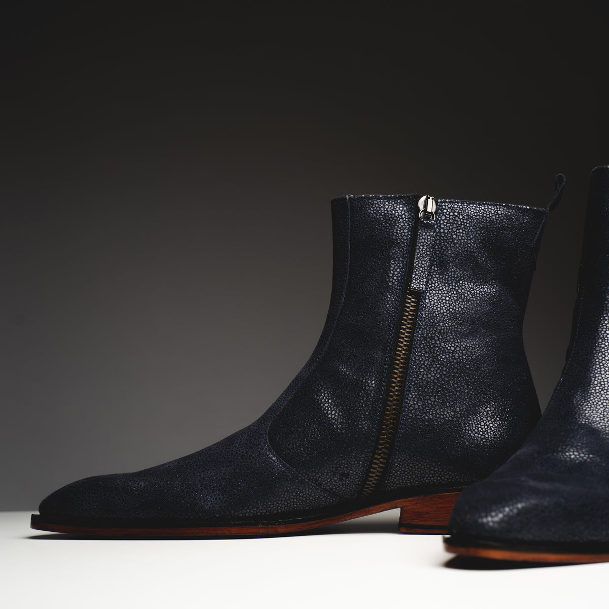 Blue galaxy boots