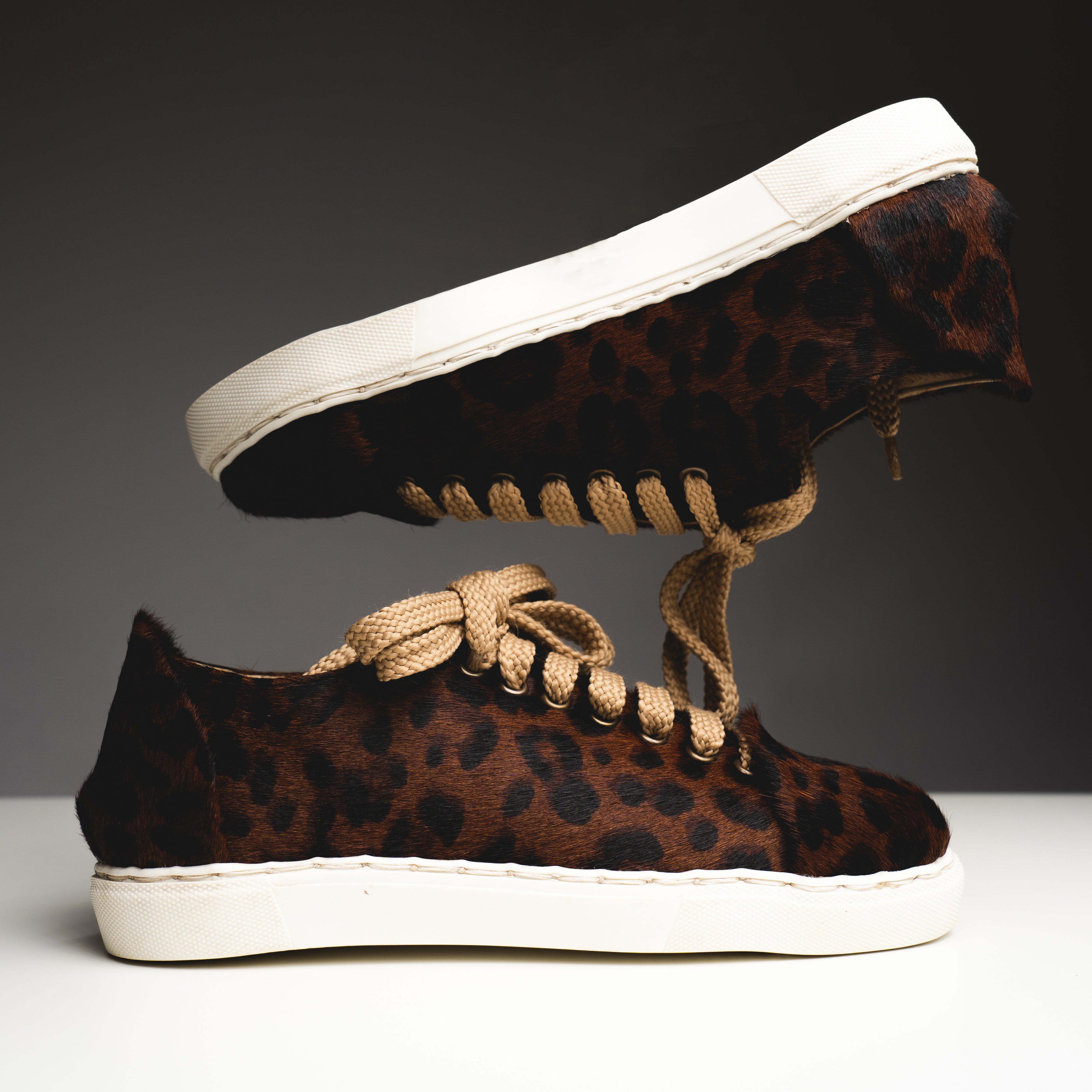 Mens cheetah hot sale print sneakers