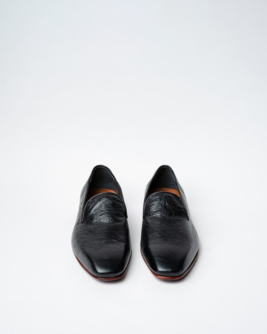 EVENING SLIP-ONS WITH AN ALMOND TOE, EASY TO SLIDE IN SHOES