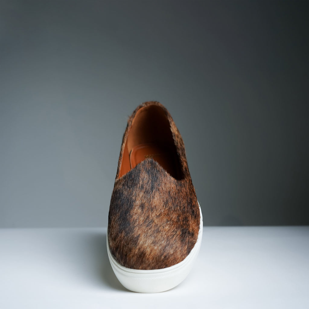 Brown Hair-on Wedding Sneaker