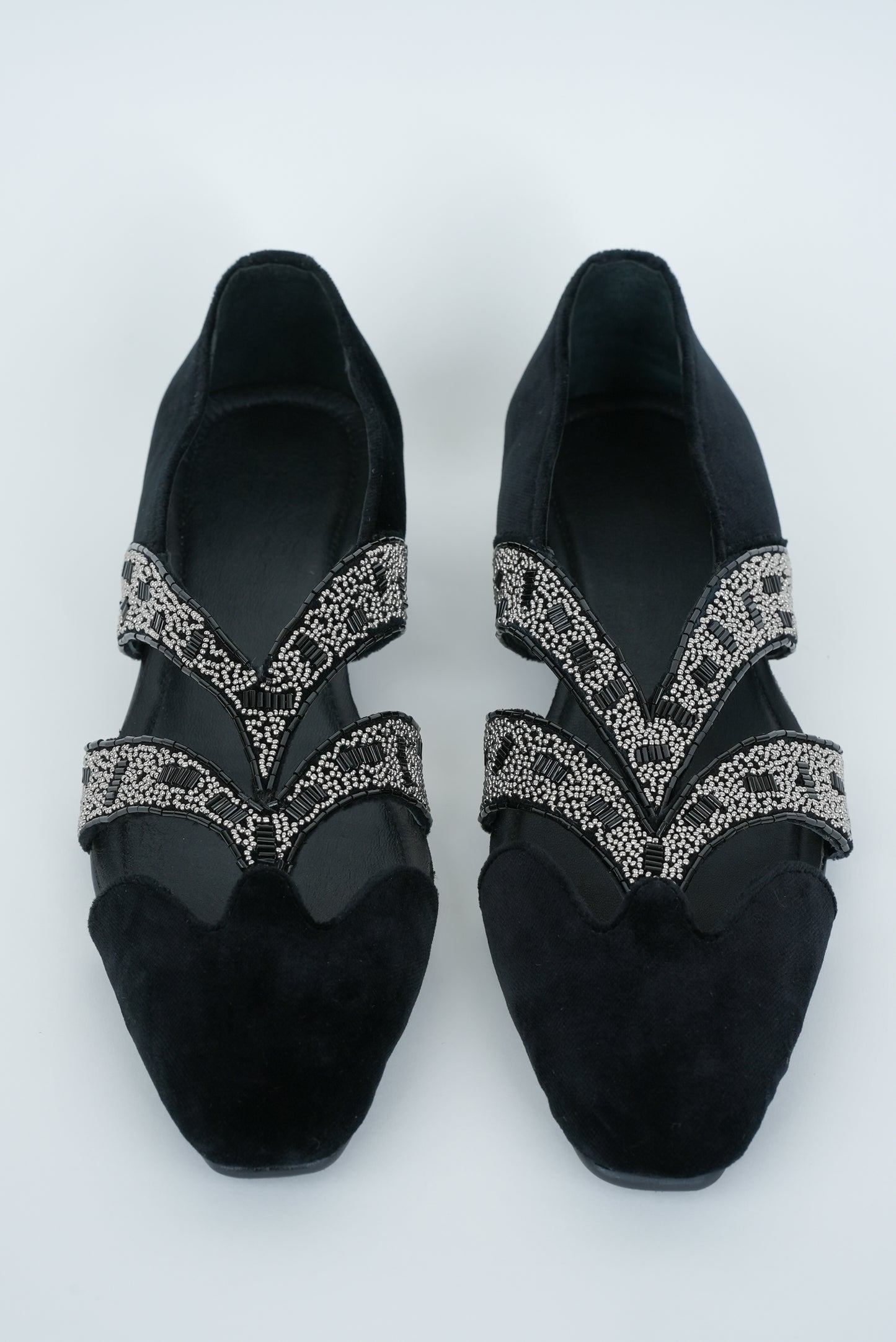 EVENING BLACK WITH CUT METALLIC STRIPE HAND EMBRIODERY TUXEDO