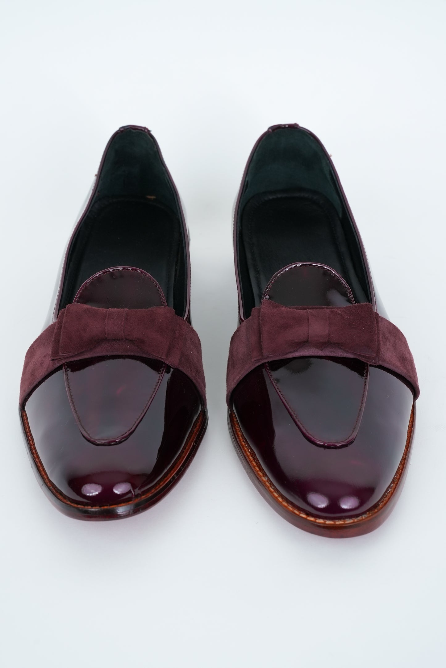 CLASSIC MAHROON WITH  BOW BAND LOAFER TUXEDO
