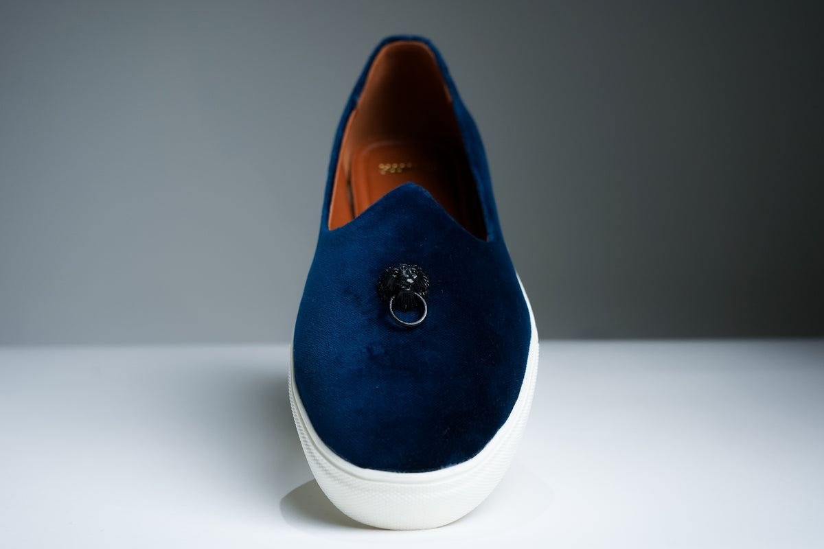 Blue Suede Wedding Sneaker